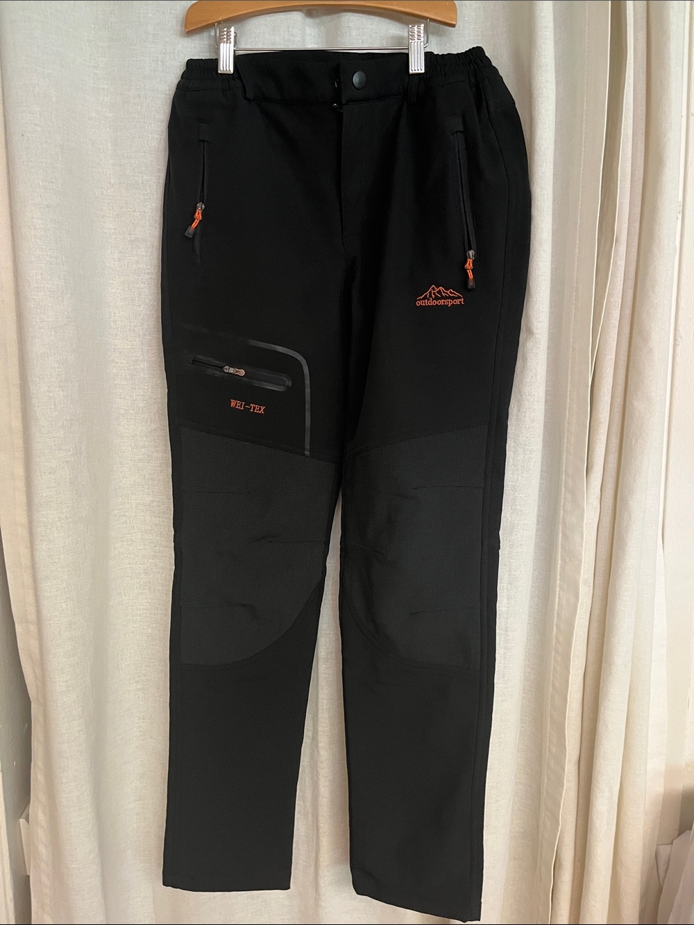 Outdoorgear Black Women's Softshell Hiking Pants